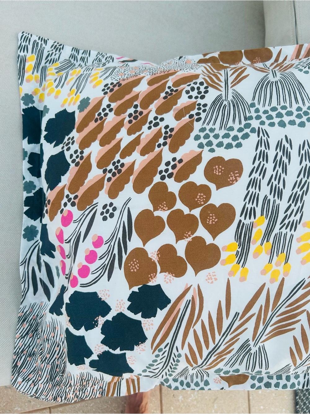 Marimekko Botanical Print King Comforter with Two Matching King Shams - Picture 8 of 8
